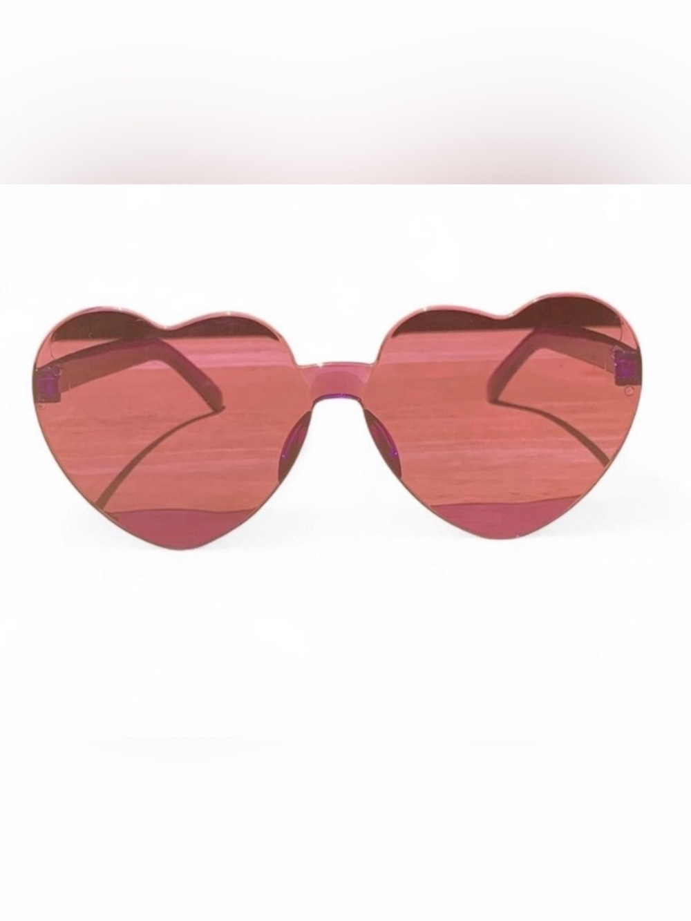 Heart-Shaped Purple Sunglasses
